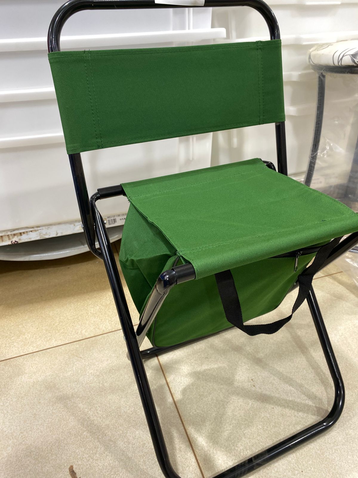 Silla de metal para camping