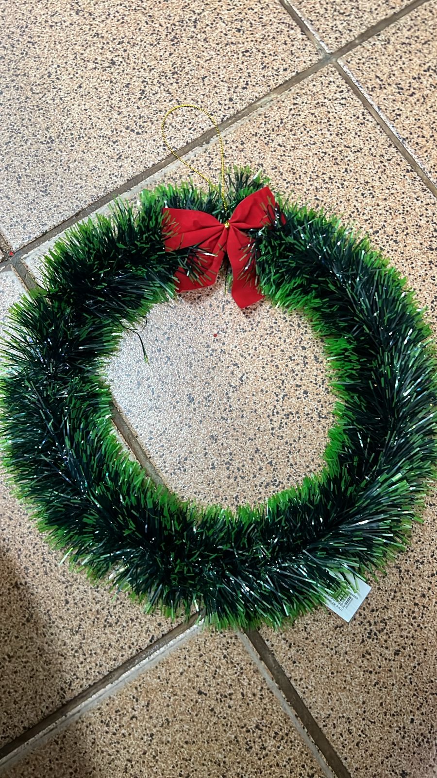 Adorno navideño para puerta 30cm