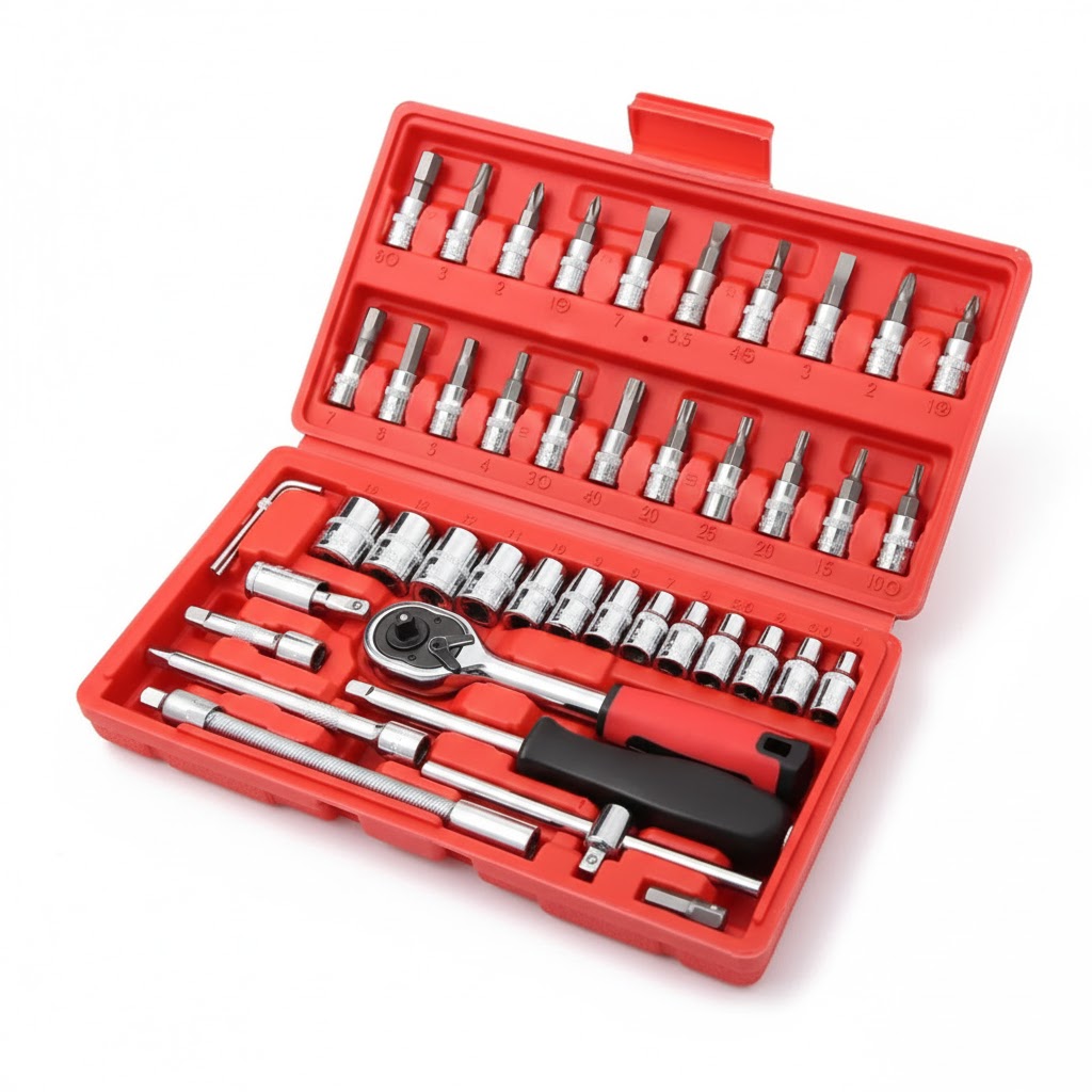 Kit de Herramientas Casa & Vehículo 46 p