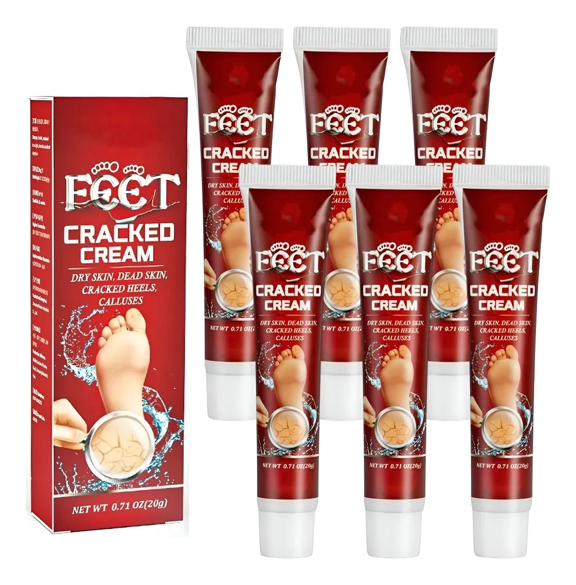 Crema reparadora de pies