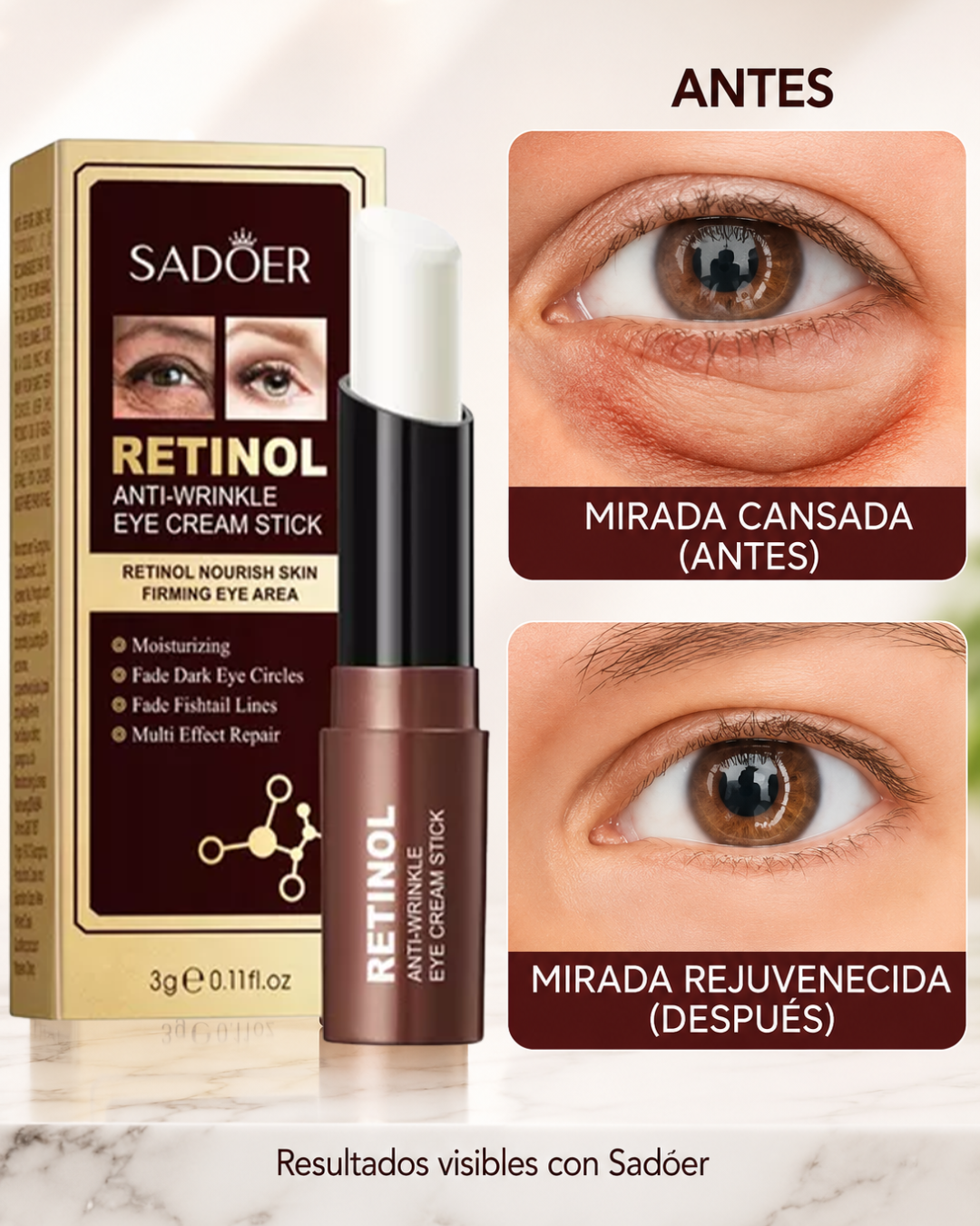 RETINOL EN BARRA CONTORNO DE OJOS